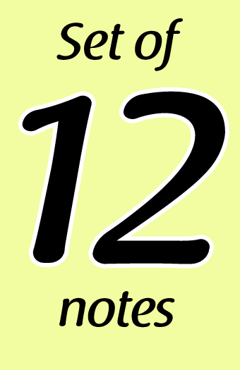 Karma Yoga Notes (Set of 12 notes)